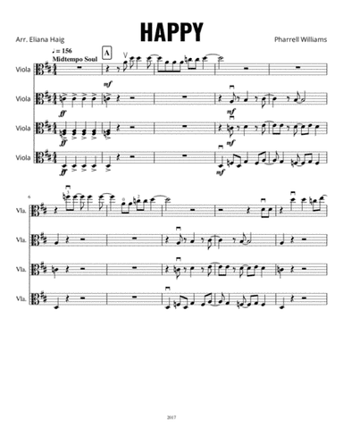 Happy (arr. Viola Spot Music)