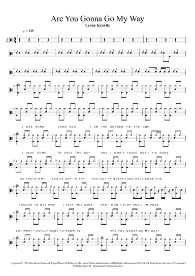 Are You Gonna Go My Way (arr. Cyril Mayer)