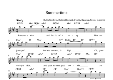 Summertime (arr. Alex Nunes Rodrigues)
