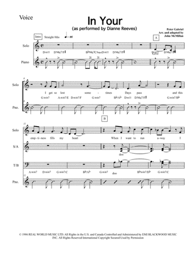 In Your Eyes (arr. John McMillan)