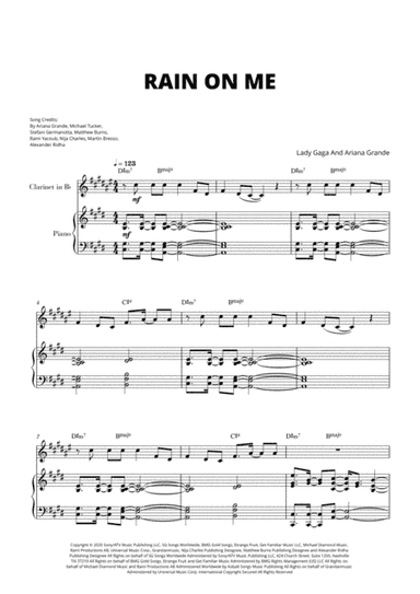 Rain On Me (arr. Cadenza Editions)