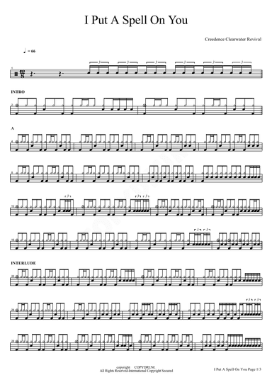 I Put A Spell On You (arr. COPYDRUM)