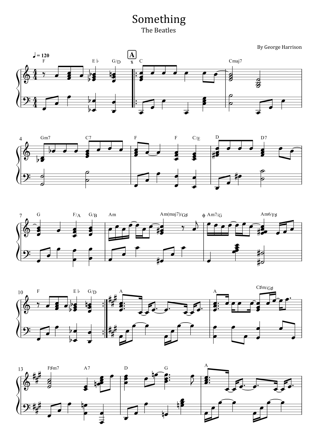 Something (arr. poon)