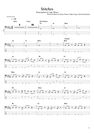 Stitches (arr. Luke Moore)
