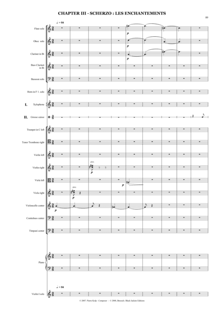 Cosmose - mvt 3 (Double concerto for piano and orchestra)