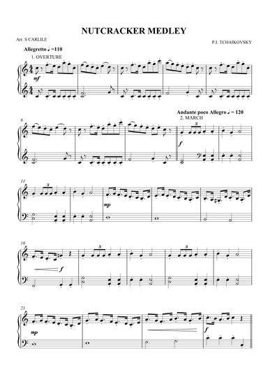 Nutcracker Medley (arr. SCMusic)