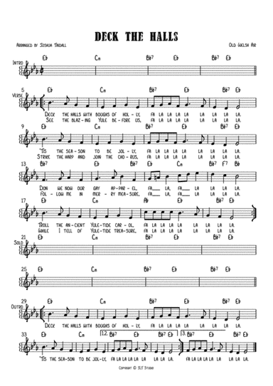 Deck The Halls (arr. JLT Studio)