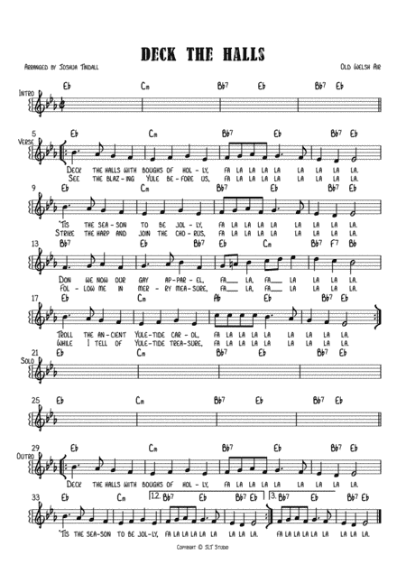Deck The Halls (arr. JLT Studio)
