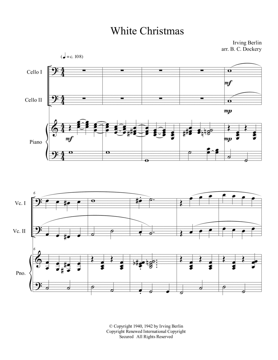 White Christmas (arr. B. C. Dockery)