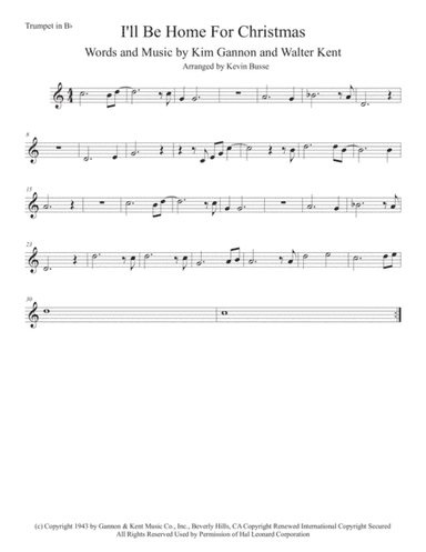 I'll Be Home For Christmas (arr. Kevin Busse)