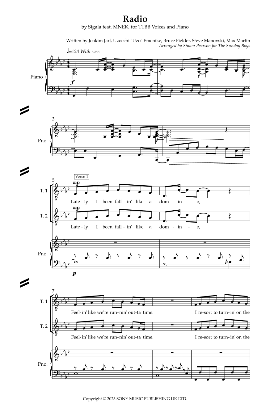 Radio (arr. Simon Pearson)