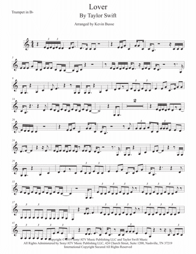 Lover (arr. Kevin Busse)