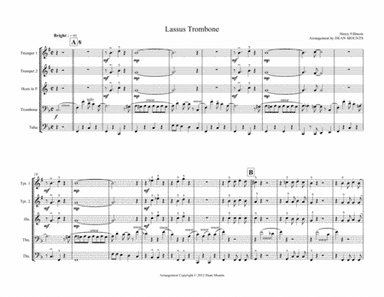 Lassus Trombone (arr. Dean Mounts)