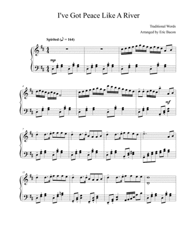 I've Got Peace Like A River (arr. Eric Bacon)