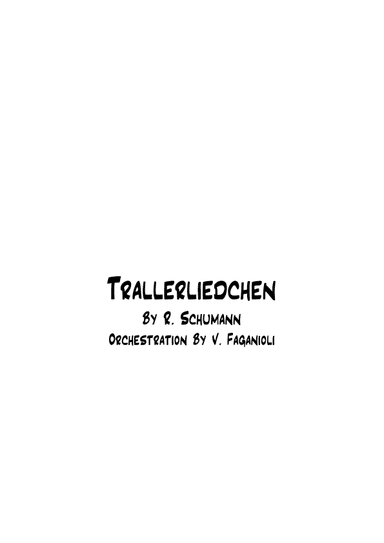 Trallerliedchen (arr. Valdeci Faganioli)