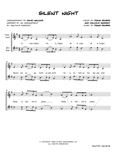 Silent Night (arr. David Wallace)