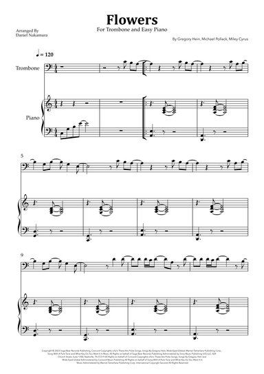 Flowers (arr. Daniel Nakamura)