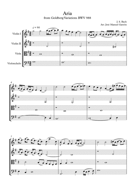 Aria (arr. José Manuel Garzón Núñez)