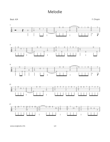 Melodie (arr. Bettina Schipp)