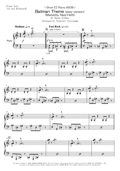 Batman Theme (arr. Tsuyoshi Yoroiguma)