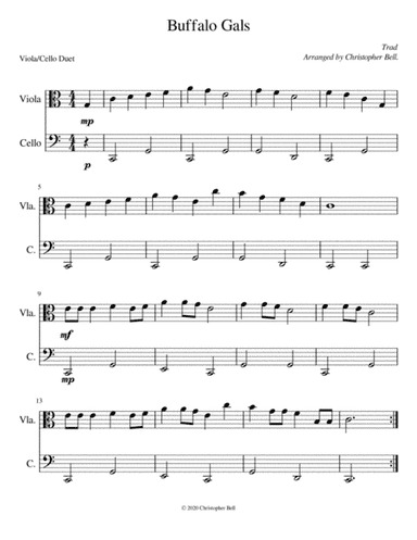 Buffalo Gals (arr. Silent Home Records)
