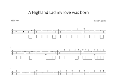 A Highland Lad my love was born (arr. Bettina Schipp)