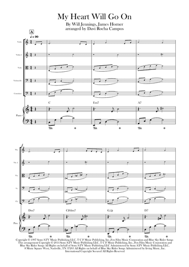 My Heart Will Go On (love Theme From 'titanic') (arr. Davi Rocha Campos)
