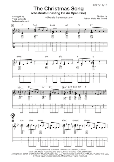 The Christmas Song (chestnuts Roasting On An Open Fire) (arr. Yoko Matsuda)