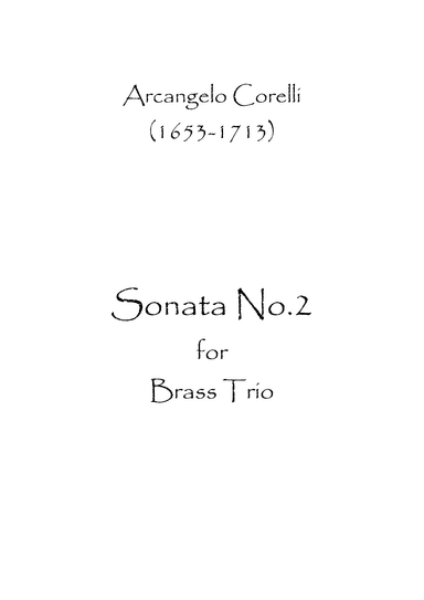 Sonata No.2 (arr. Spence Bundy)