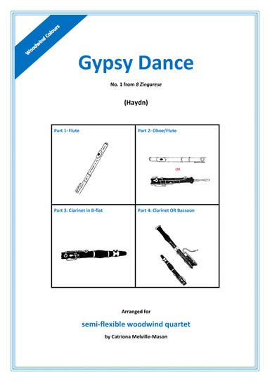Gypsy Dance (semi-flexible 4-part woodwind) (arr. Catriona Melville-Mason)