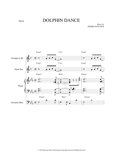 Dolphin Dance (arr. The Sheet Music Library)
