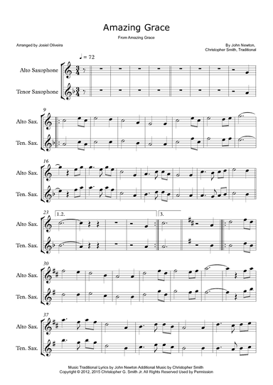 Amazing Grace (arr. Josiel Oliveira)
