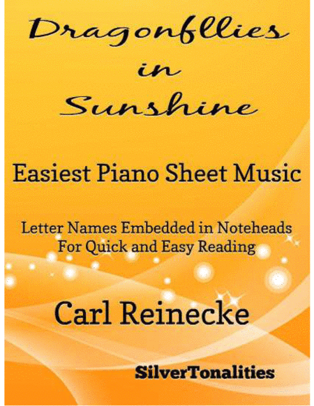 Dragonflies in Sunshine Easiest Piano Sheet Music (arr. SilverTonalities)