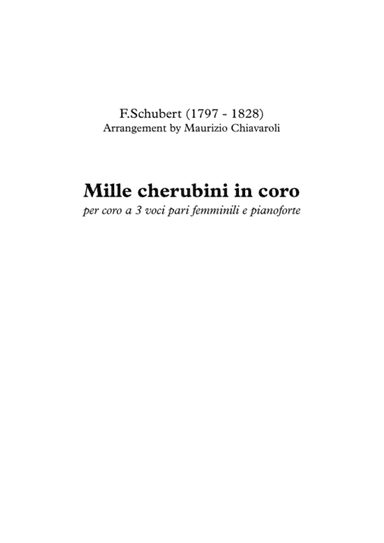 Mille cherubini in coro (arr. Maurizio Chiavaroli)