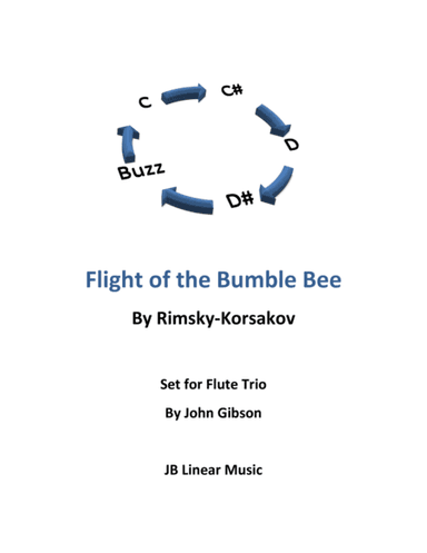 Flight of the Bumble Bee for flute trio (arr. John Gibson)