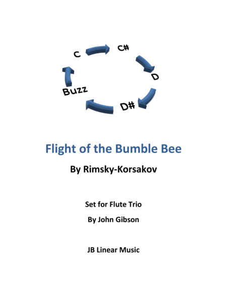 Flight of the Bumble Bee for flute trio (arr. John Gibson)