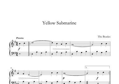 Yellow Submarine (arr. Lila)
