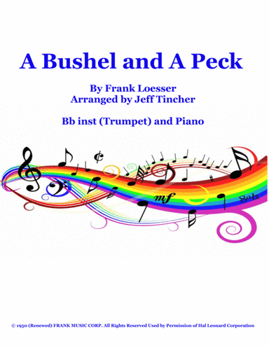A Bushel And A Peck (arr. Jeff Tincher)