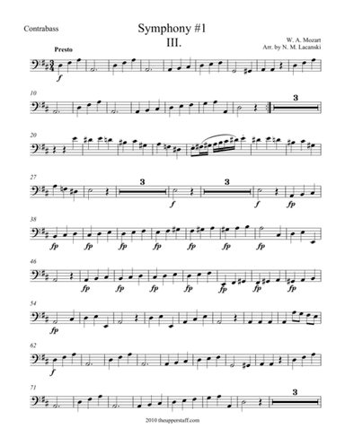 Symphony #1 Movement III. (arr. Nick Lacanski)