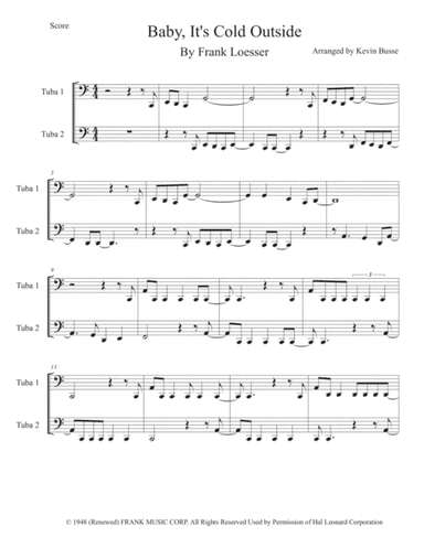 Baby, It's Cold Outside (arr. Kevin Busse)