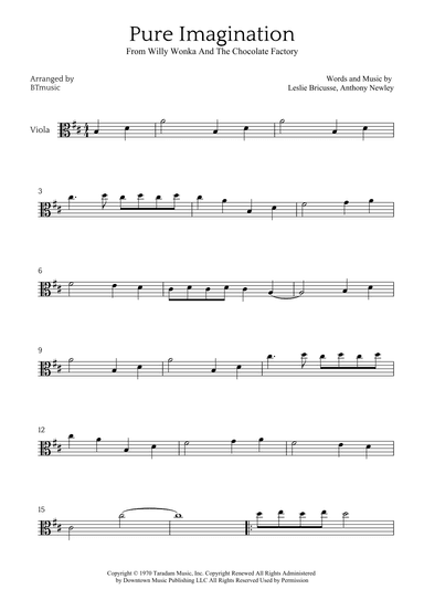 Pure Imagination (arr. BTmusic)