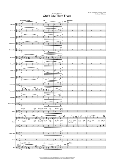 Stuff Like That There (arr. Daryl McKenzie)