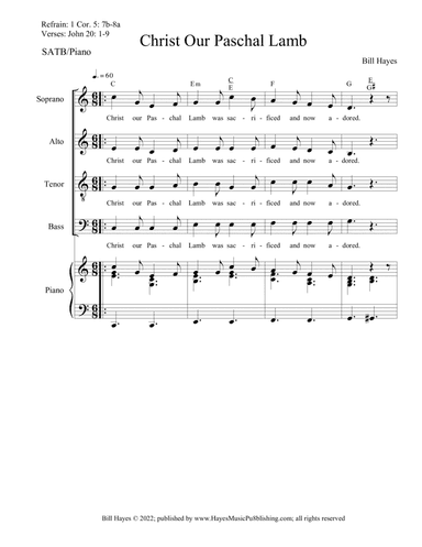 Christ Our Paschal Lamb (SATB)