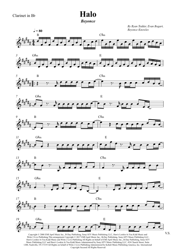 Halo (arr. Wesley S. SIlva)