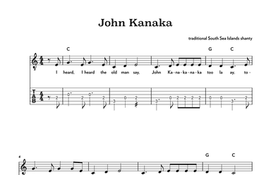 John Kanaka (arr. Riverside Guitar School)