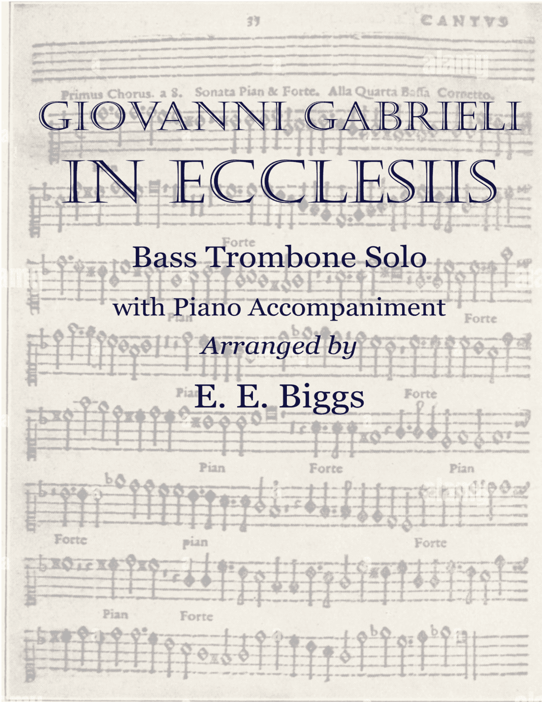 In Eclesiis (arr. Ernie E Biggs)
