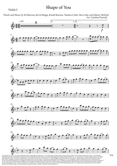Shape Of You (arr. Caroline Pearsall)