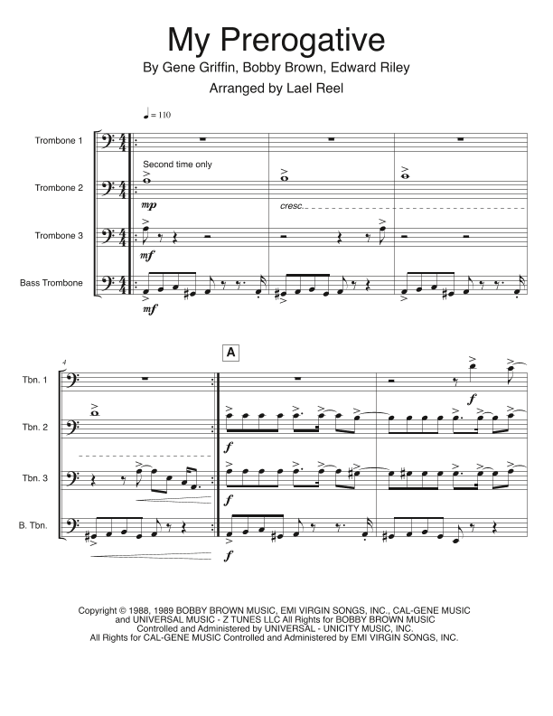 My Prerogative (arr. Lael Reel)