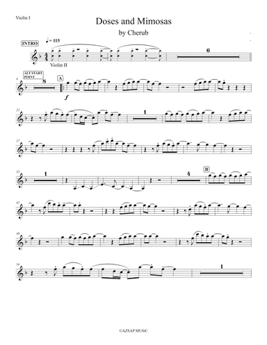 Doses & Mimosas (arr. AZSAP MUSiC)