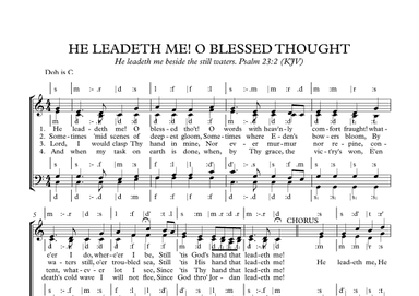 He Leadeth Me (arr. Malex)